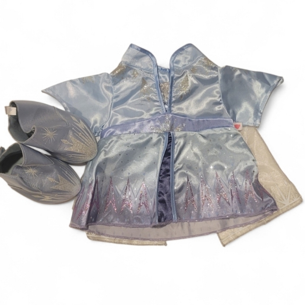Build-A-Bear Elsa Dress And Shoes